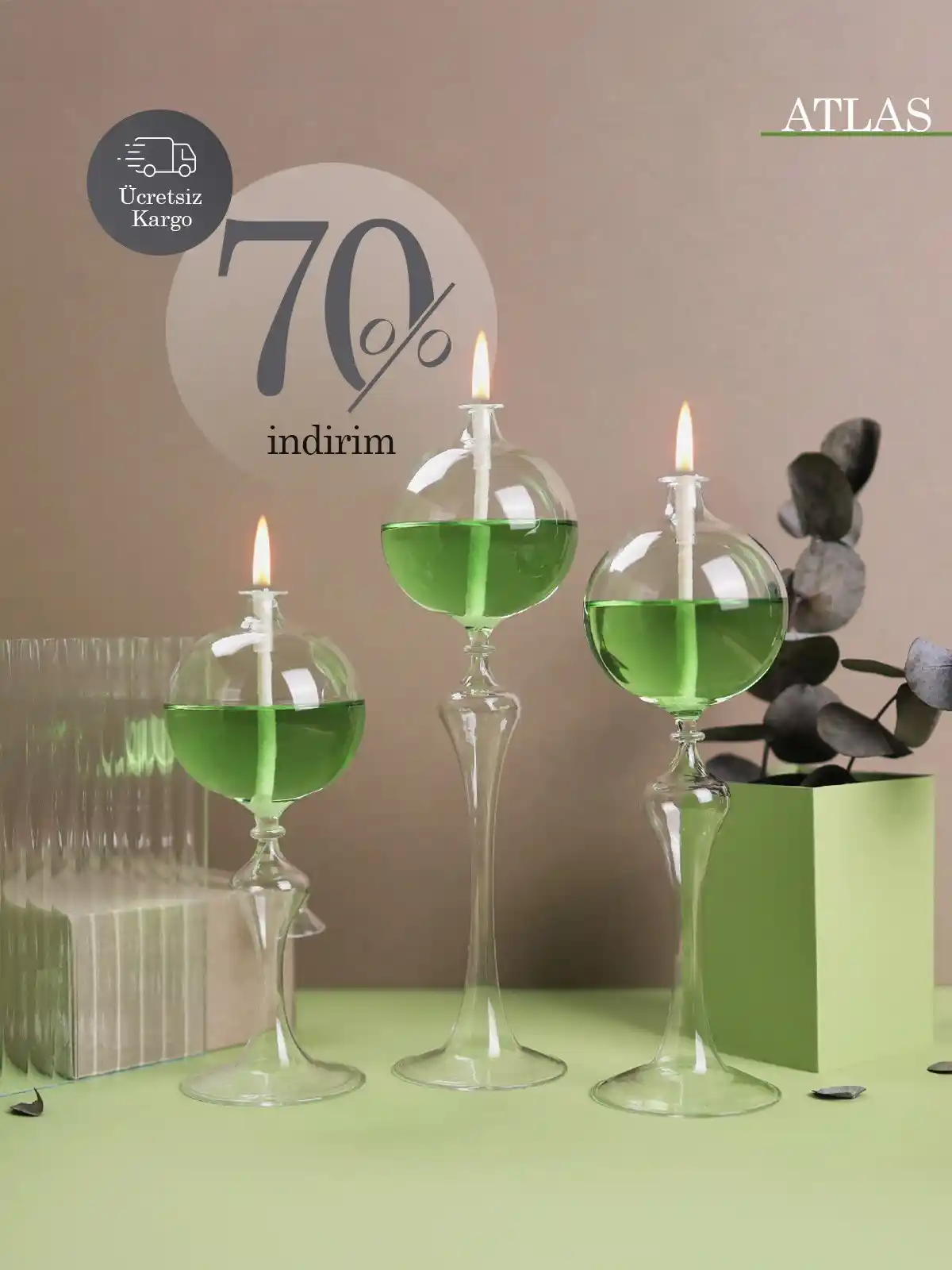 Cam Kandil Seçenekleriyle Evinize Hem Şıklık Hem Sıcaklık Katın