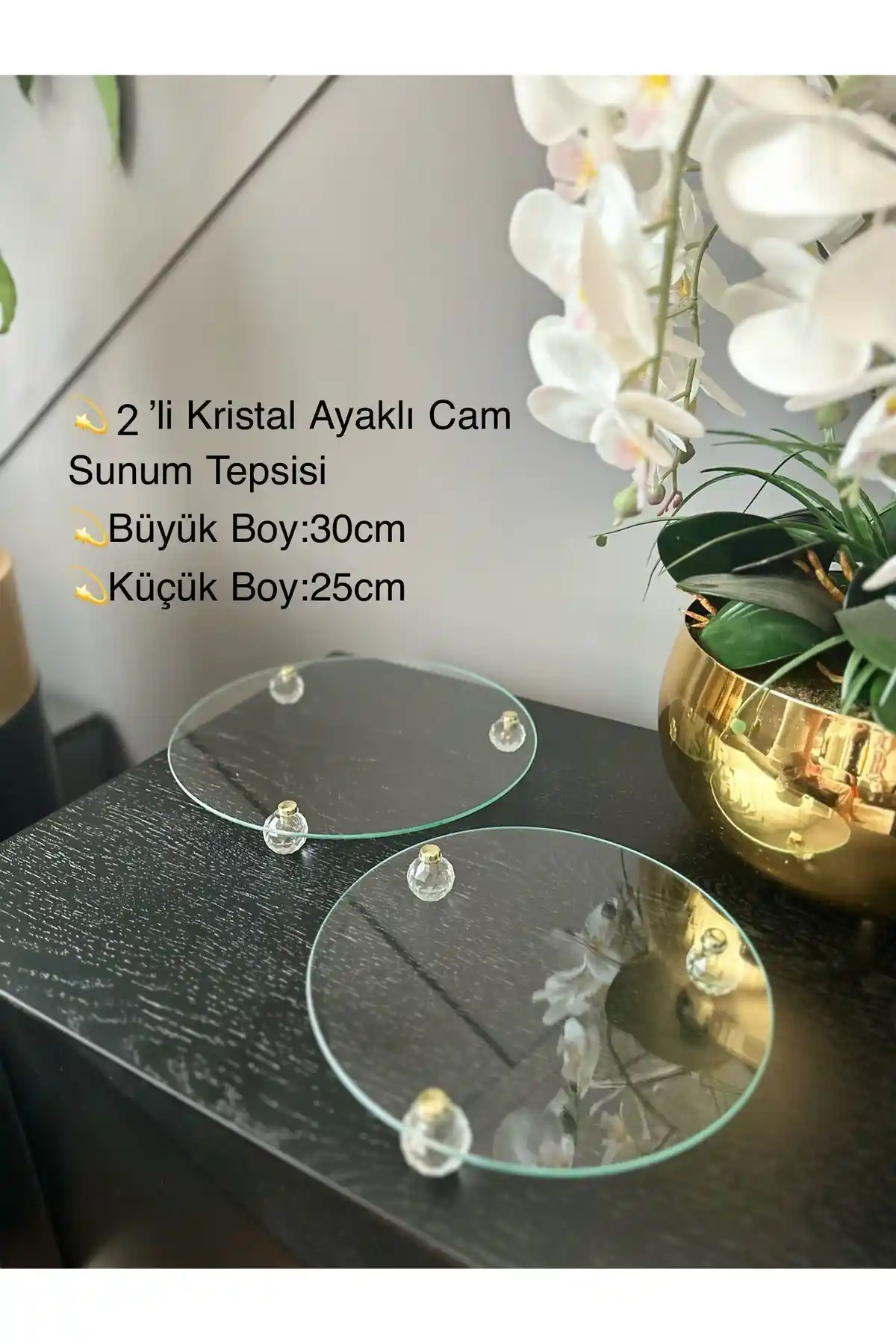 Cam Tepsi Dekorasyonda Estetik ve İşlevselliği Bir Arada Sunar