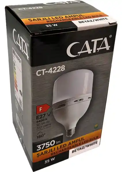 Cata 35 Watt E27 Duylu Şarjlı LED Ampul: Uzun Ömürlü ve Enerji Verimli Aydınlatma Çözümü
