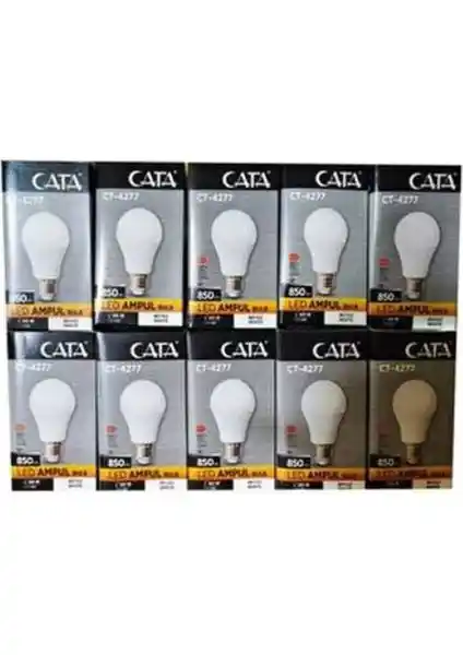 Cata 9W LED Ampul Beyaz 10'lu Paket Modern ve Enerji Tasarruflu Aydınlatma Çözümü