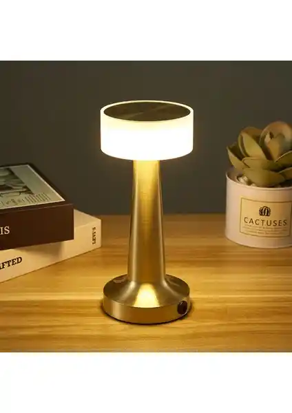 Cata Denver Şarjlı Dim Edilebilir Modern Masa Lambası Çok Renkli Işık Seçenekleriyle