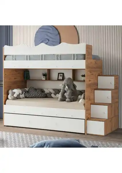 Çetin Ranza Bulut Yavrulu Ranza: Güvenli ve Estetik Çocuk Odası Mobilyası Çözümleri