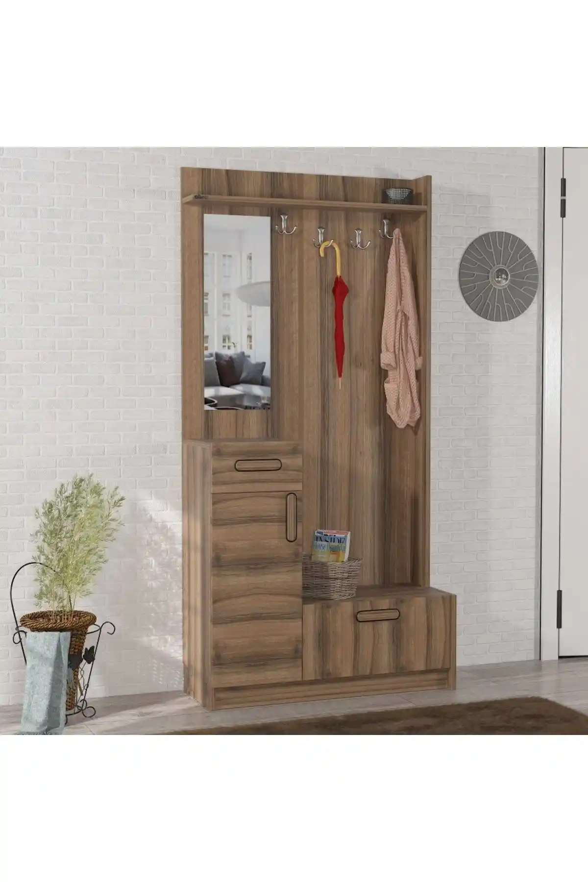 Ceviz Portmanto ile Ev Dekorasyonunda Şıklık ve İşlevsellik Sağlayan En İyi Modeller