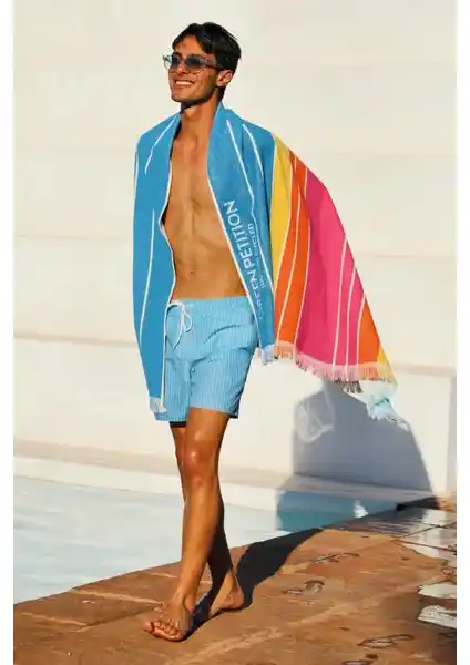 Çevre Dostu ve Sürdürülebilir Green Petition Ocean Lagoon Aqua Plaj Havlusu Özellikleri