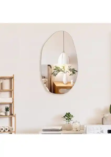 CG Home Zeno Asimetrik Ayna ile Modern ve Şık İç Mekan Dekorasyonu