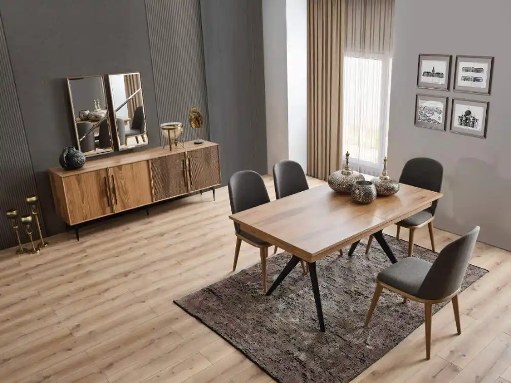 Clara Yemek Odası Dekorasyonu: Modern ve Şık Tasarımlarla Fonksiyonelliğin Buluşması