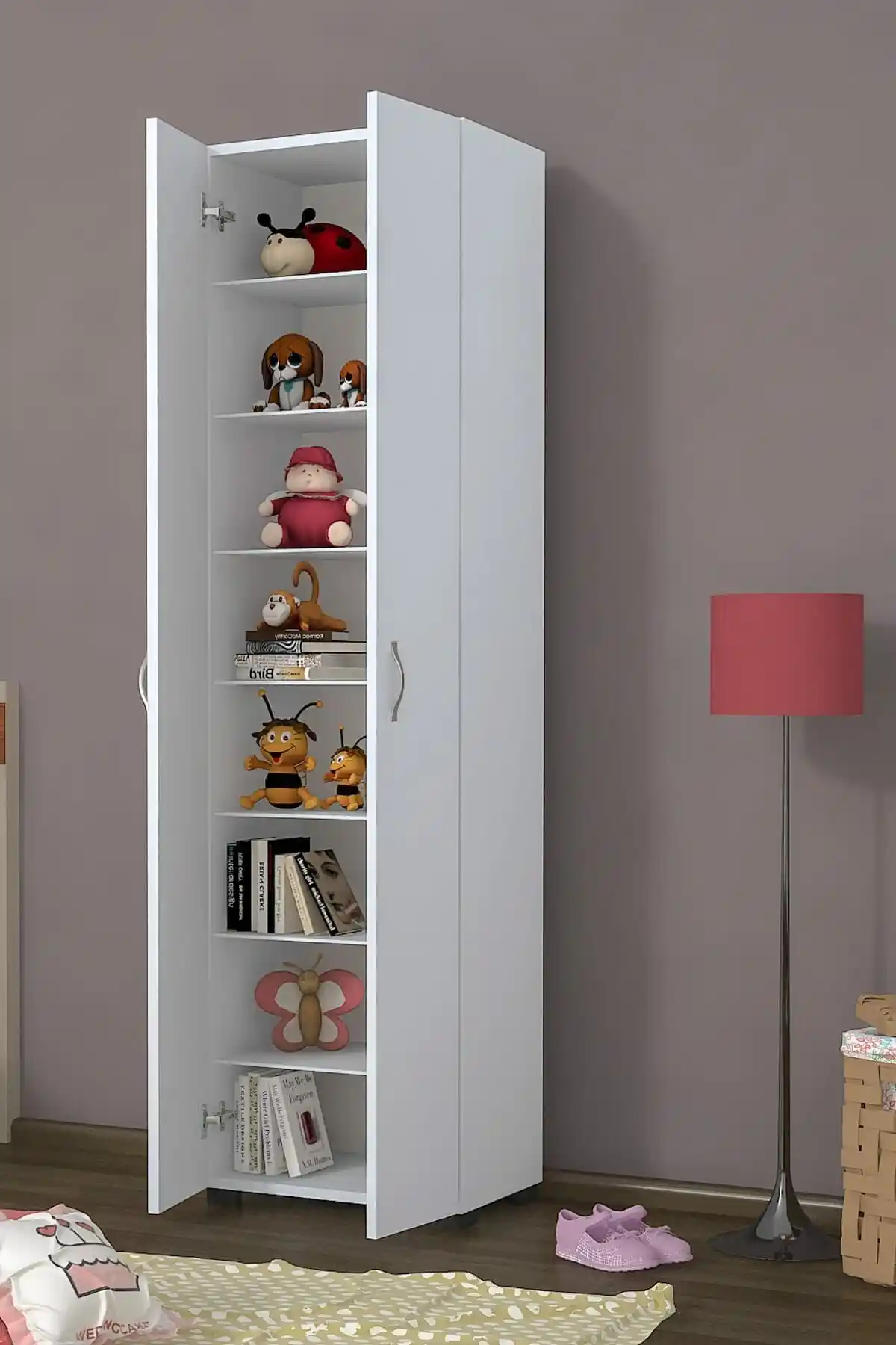 Çok Amaçlı 8 Raflı Dolaplar ile Modern ve Fonksiyonel Dekorasyon Çözümleri