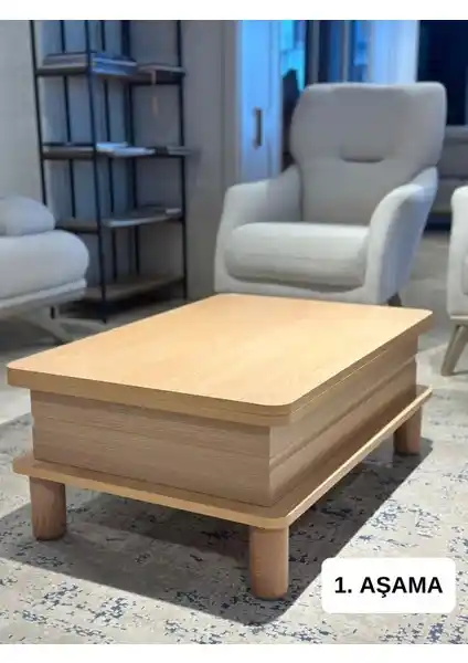 Comiet Bohem MDF Orta Sehpa: Modern Tasarım ve Çok Fonksiyonlu Kullanım Özellikleri