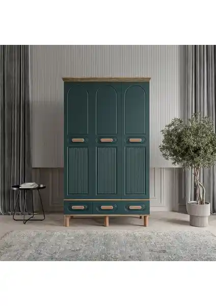 Comiet Pera 3 Kapaklı MDF Gardırop: Dayanıklı ve Şık Depolama Çözümü