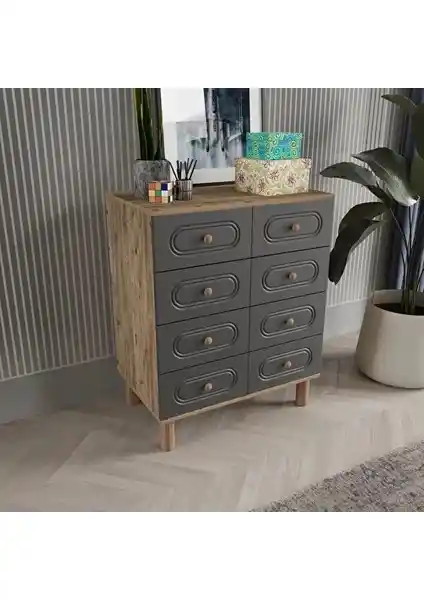Comiet Pera 4 Çekmeceli MDF Şifonyer Modern ve Dayanıklı Depolama Çözümü