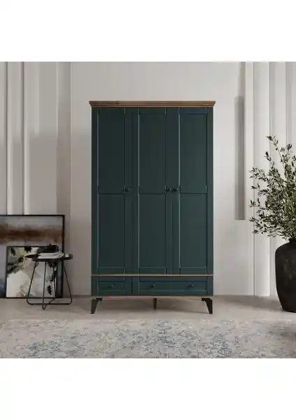 Comiet Silva 3 Kapaklı MDF Gardrop Güncel Tasarım ve Fonksiyonellik Özellikleri