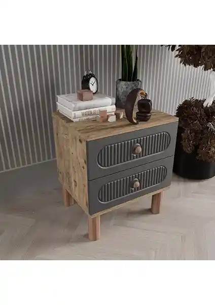 Comiet Soho 2 Çekmeceli MDF Komodin: Modern Tasarım ve İşlevsellik Bir Arada