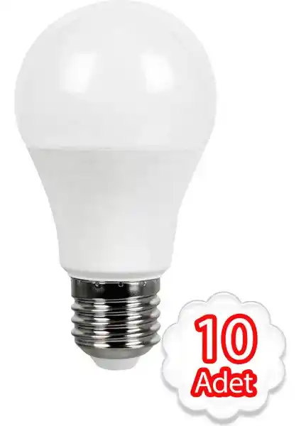 COOL MATE 9W E27 Duy LED Ampul Beyaz Işık 6500 Kelvin Modern ve Ekonomik Aydınlatma Çözümü