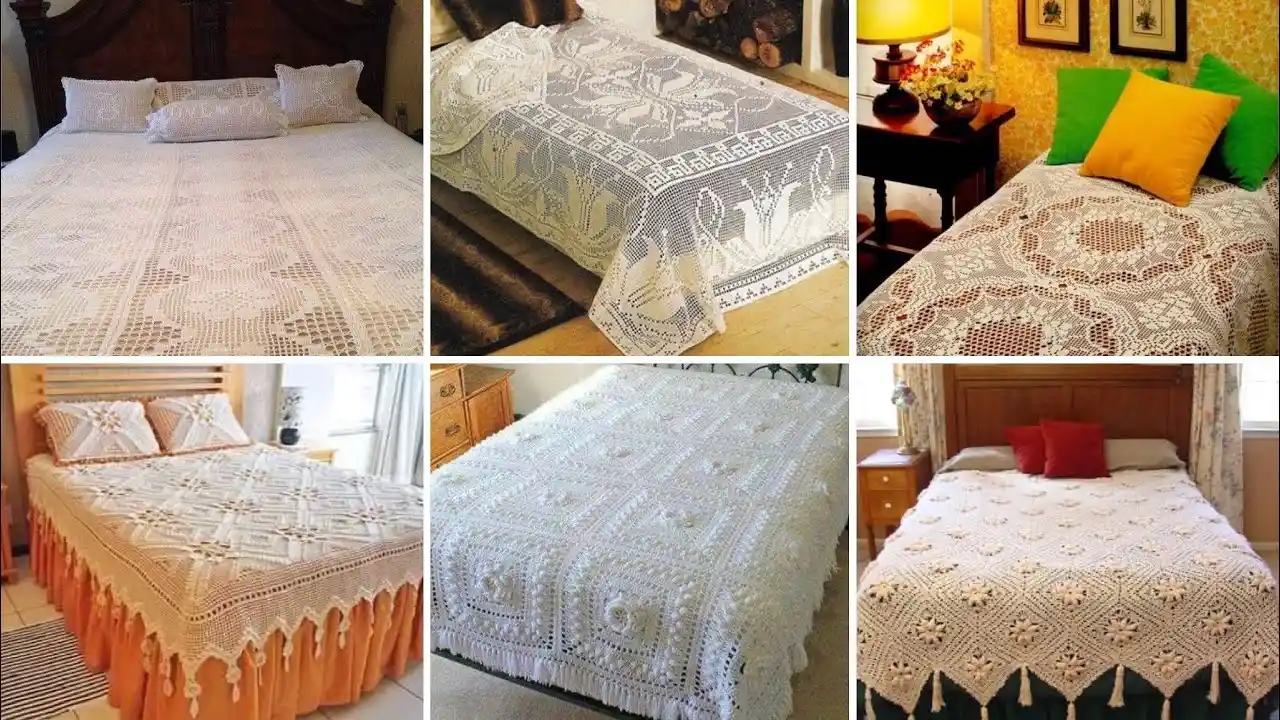 Dantelli Yatak Örtüsü Modelleriyle Yatak Odalarınızda Şıklık ve Zarafet