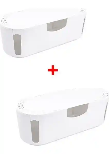 Decobella 2 Adet Kablo Gizleme ve Düzenleme Kutusu ile Elektronik Kablolarınızı Güvenli ve Estetik Şekilde Yönetin