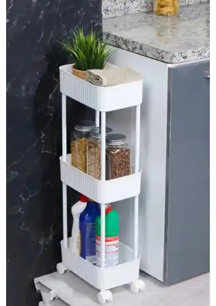 Decorev Çok Amaçlı Beyaz Raf: Modern ve Çok Yönlü Depolama Çözümünüz