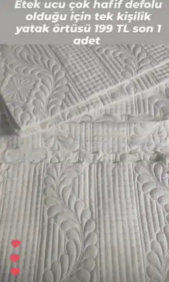 Defolu Yatak Örtüsü ile Dekorasyonunuza Zarif ve Pratik Bir Dokunuş Yapın