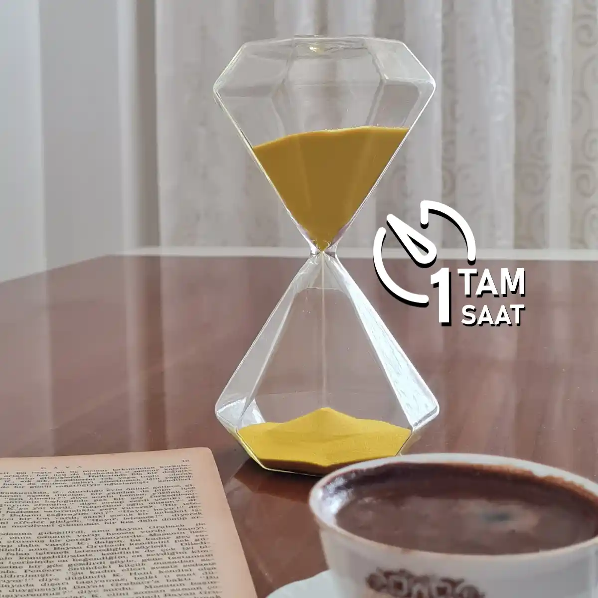 Dekorasyonda 1 Saatlik Kum Saati Kullanımı ve Dekoratif Fikirler