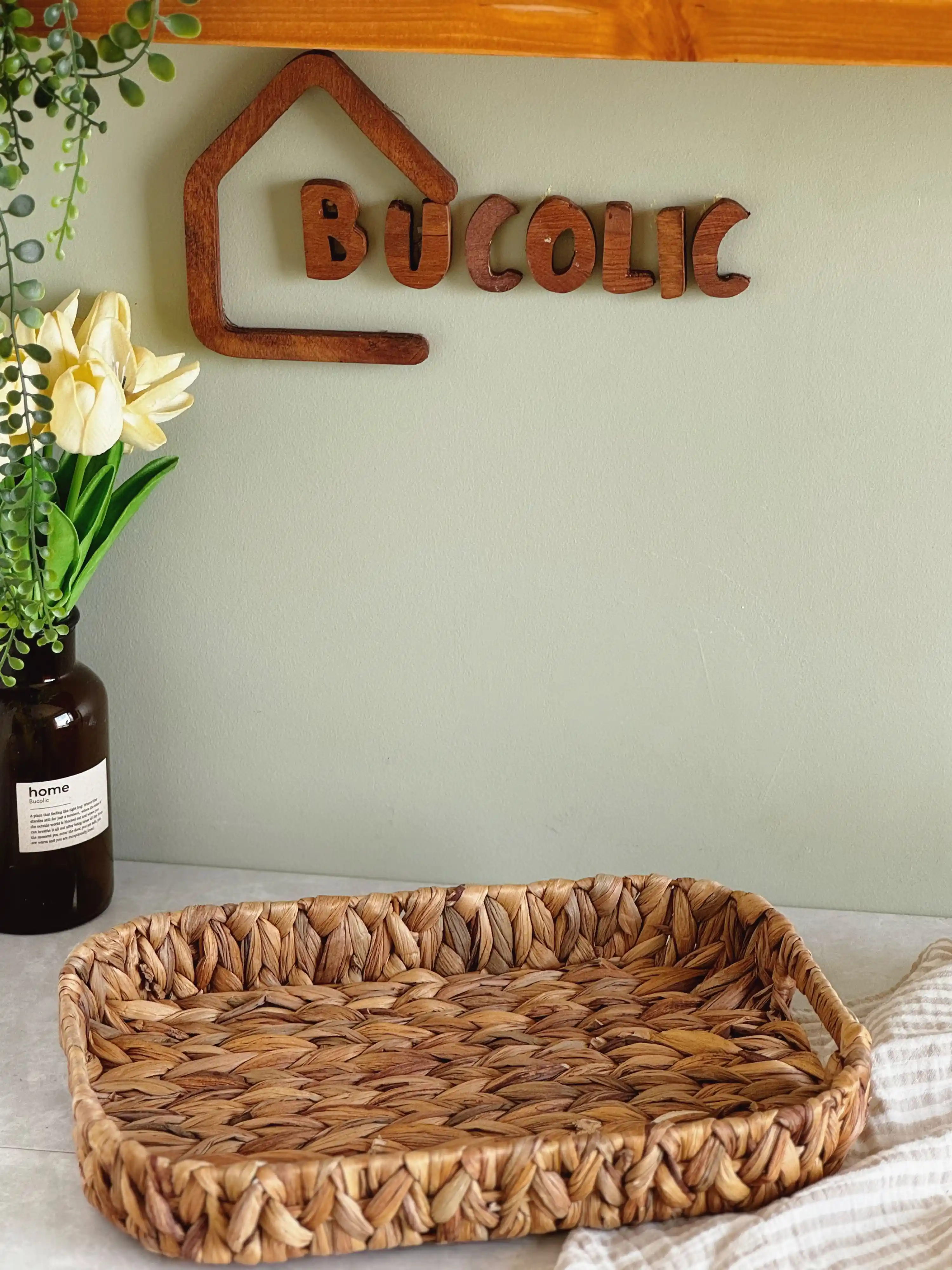 Dekoratif Hasır Tepsi ile Mekânlarınızı Doğal ve Şık Bir Şekilde Yenileyin