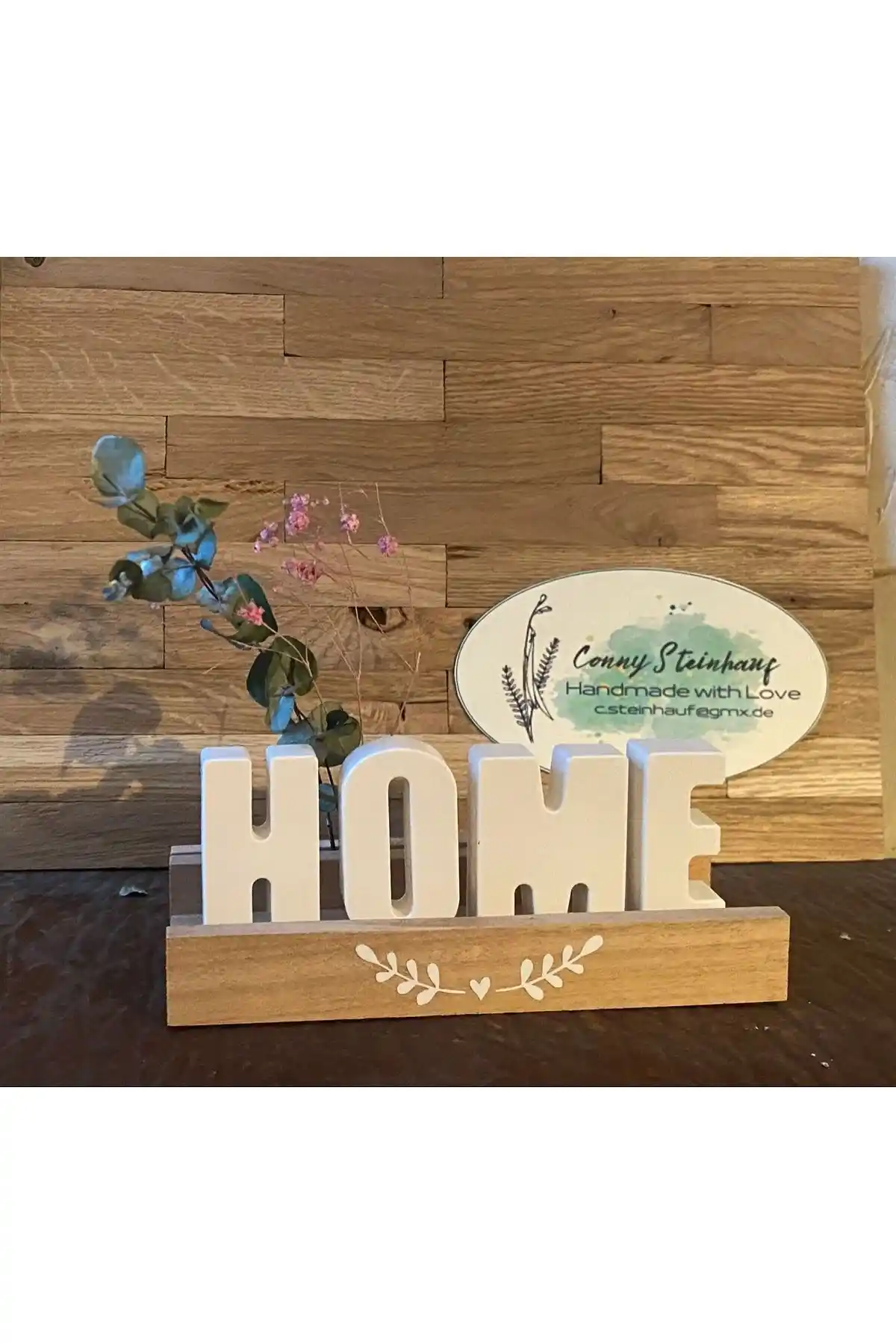 Dekoratif 'Home' Yazısı ile Mekanınızı Kişiselleştirin ve Şıklık Katın