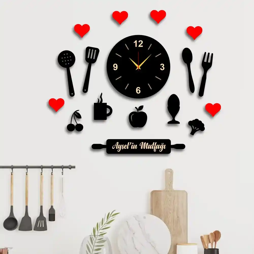 Dekoratif Mutfak Saatleri: Estetik ve Fonksiyonelliği Bir Arada Sunan Tasarımlar