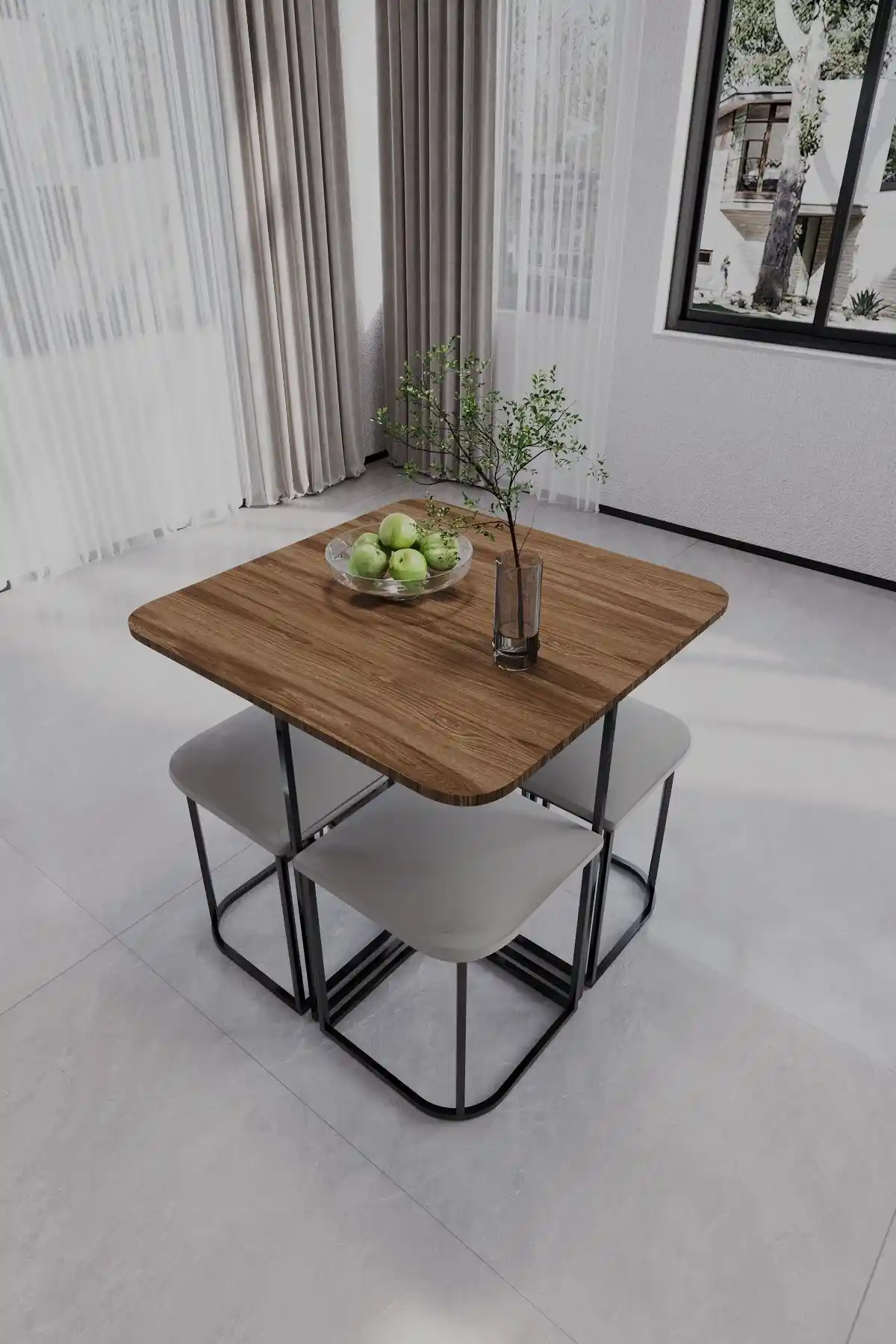 Dekoratif Yemek Masası Seçimi ve Düzeni ile Evinize Şıklık Katın