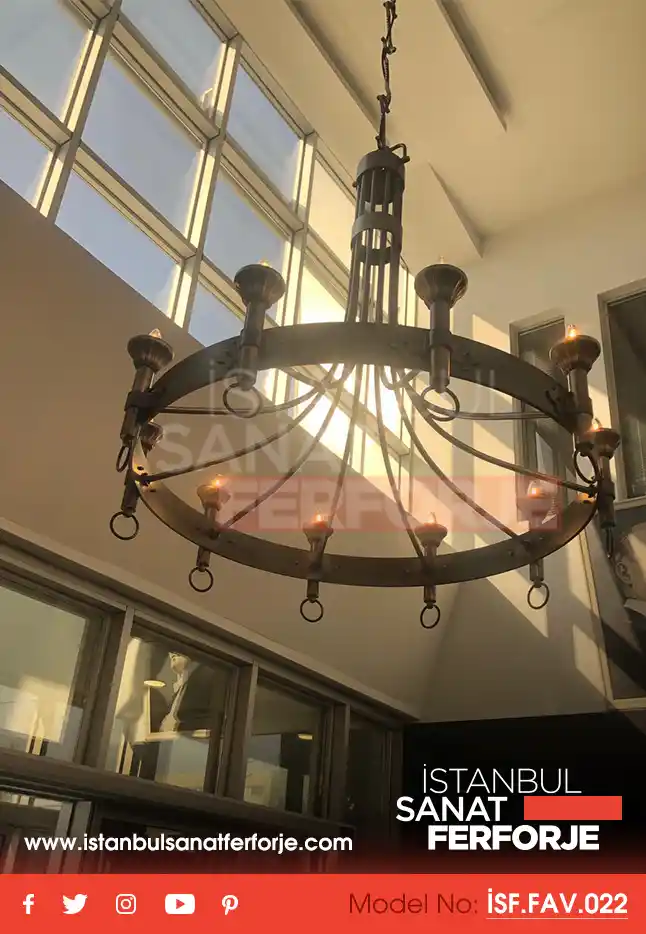 Demir Avize ile Mekan Dekorasyonunuza Şıklık Katmanın Yolları ve Tasarım İpuçları