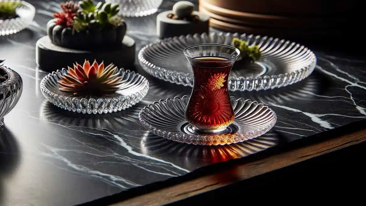 Demir Çay Tabağı Dekorasyonda Şıklık ve Dayanıklılığı Bir Arada Sunar