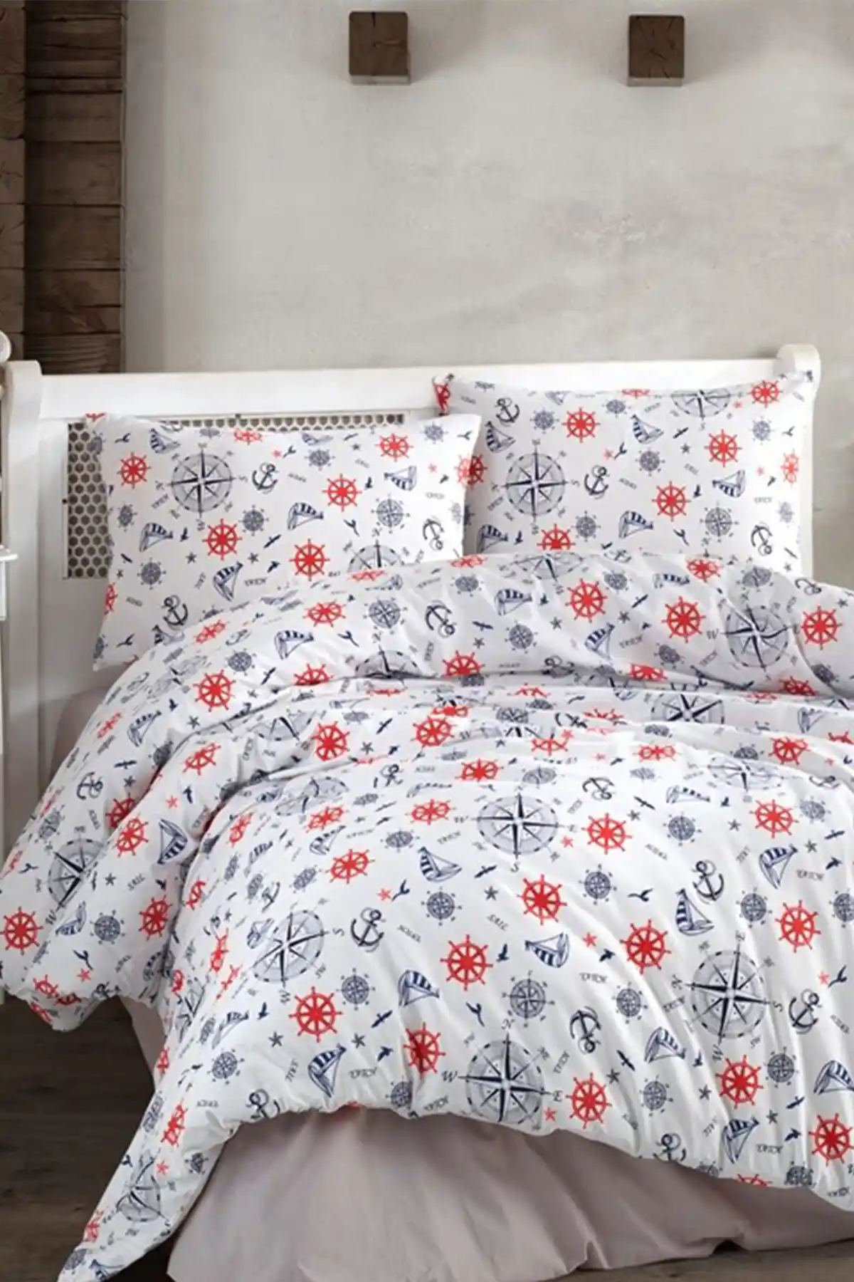 Denizci Nevresim Takımıyla Yatak Odalarınıza Deniz Esintisi Katın ve Dekorasyonunuzu Zenginleştirin