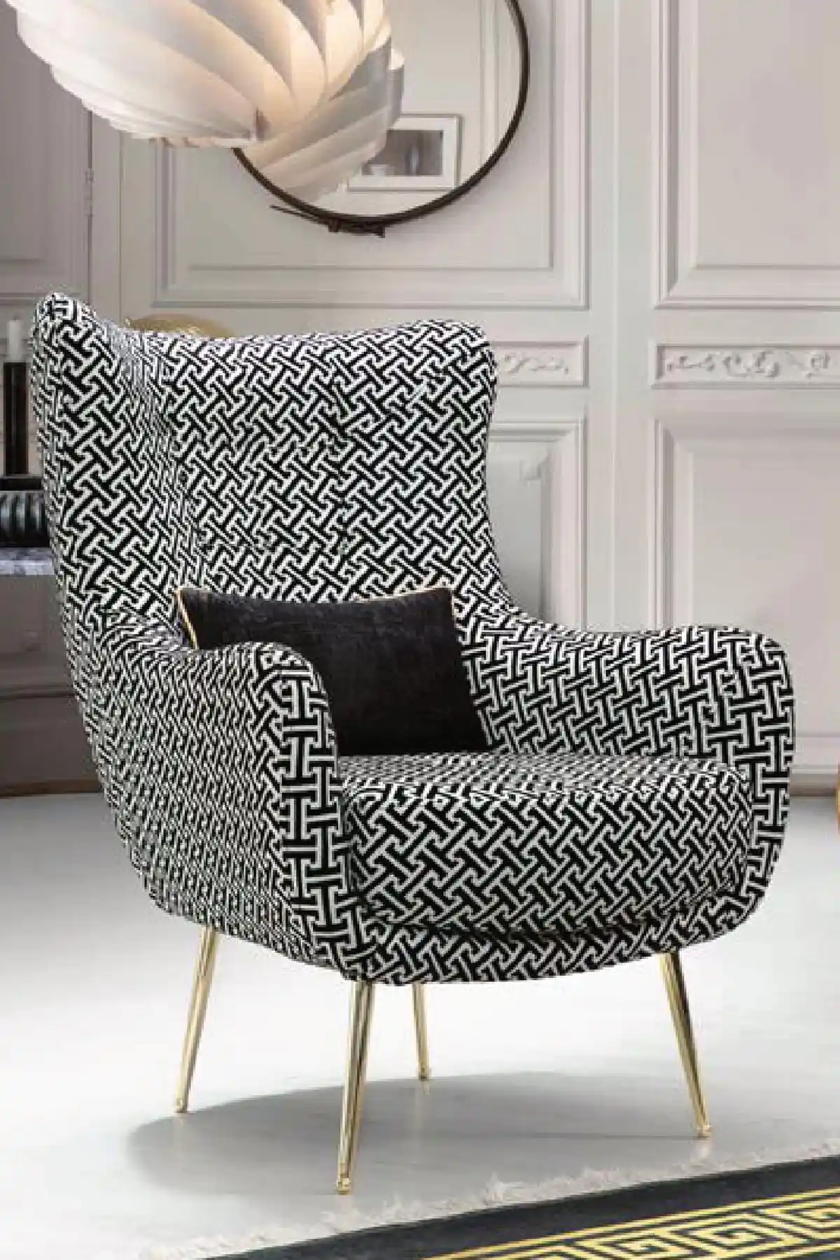 Desenli Berjer Modelleri ile Ev Dekorasyonunuza Şıklık Katın ve Mekânlara Hareket Getirin