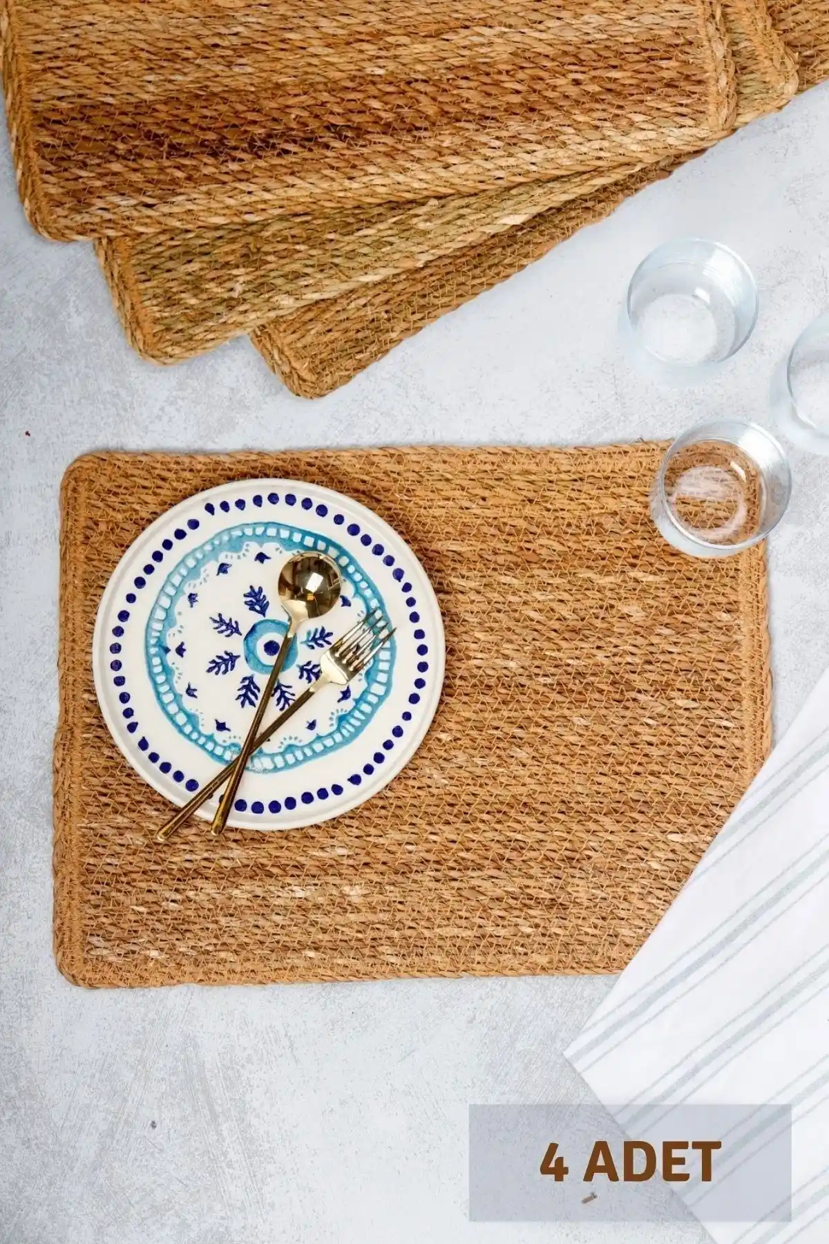 Dikdörtgen Hasır Amerikan Servisleri ile Dekorasyonda Şıklık ve Fonksiyonellik Rehberi