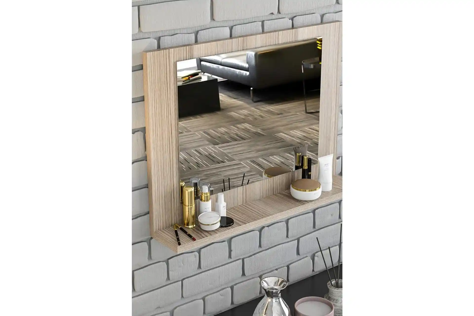 Dikdörtgen Konsol Aynası ile Evinize Şıklık ve İşlevsellik Katmanın Yolları