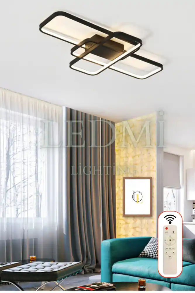 Dikdörtgen LED Avize ile Modern Dekorasyonunuza Şık ve Fonksiyonel Bir Dokunuş