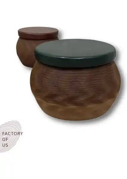 Doğadan İlham Alan Modern Tasarım Puff: Sürdürülebilir ve Çok Yönlü Mobilya Çözümü