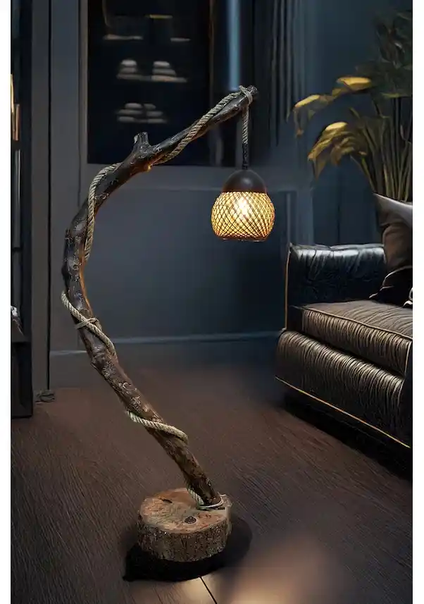 Doğal Ağaç Lambaderlerle Dekorasyonunuza Sıcaklık ve Doğallık Katın