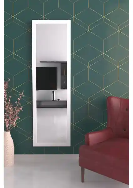 Doğal Ahşap Beyaz Duvar Aynası: Modern ve Çevre Dostu Dekorasyon Seçeneği