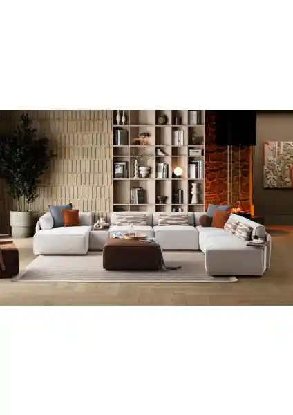 Doressa Leggo Large Köşe Koltuk Takımı: Estetik ve Fonksiyonellik Bir Arada