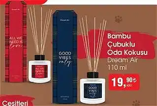 Dream Air Bambu Çubuklu Oda Kokusu Dekorasyonda Doğal ve Şık Bir Seçenek