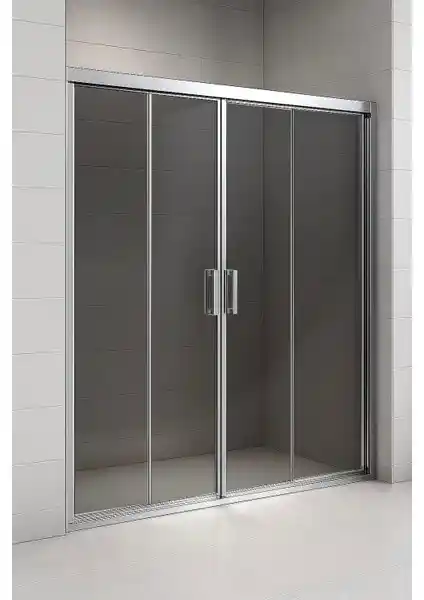 Durul Duşakabin Füme Temper Cam Özel Seri Modern Banyolar İçin Şık ve Güvenilir Çözüm