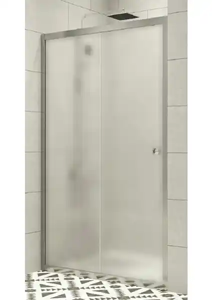 Durul Duşakabin Ön Cephe 4mm Buzlu Cam, 180cm Yükseklik, Modern ve Dayanıklı Tasarım