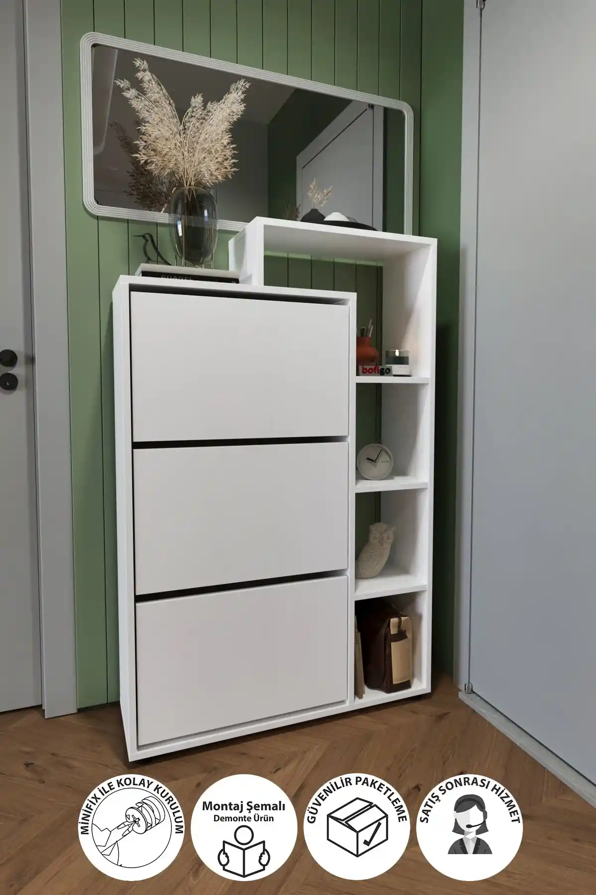 Düşer Kapak Ayakkabılık: Modern ve Şık Depolama Çözümü for Ev Dekorasyonu