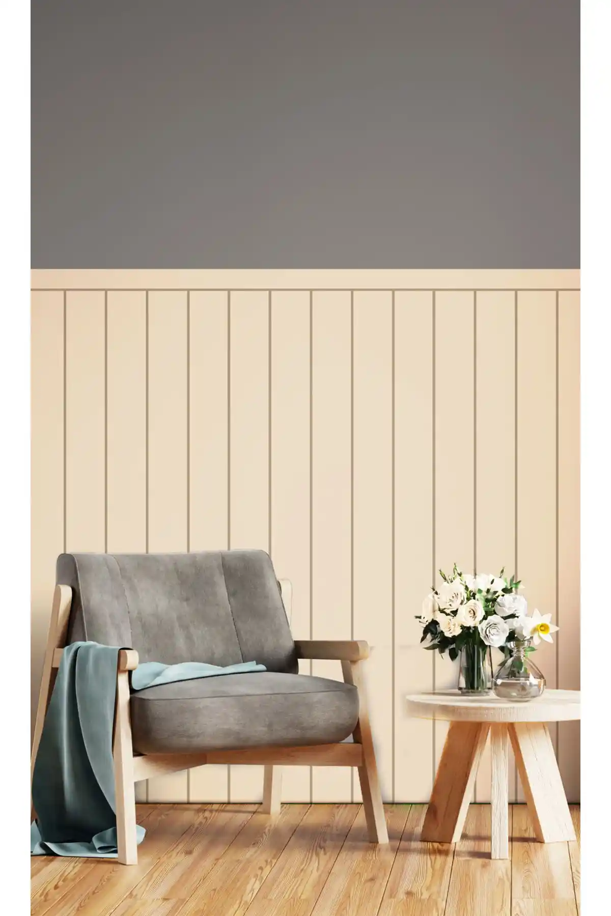 Duvar Çıtası Görünümlü Duvar Kağıdı ile Modern Mekanlar Yaratmanın Yolları