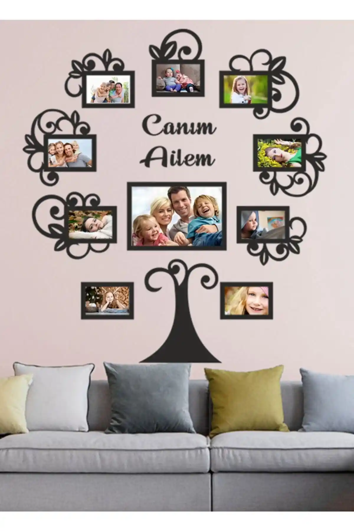 Duvar Çoklu Çerçeve Dekorasyonu ile Modern ve Şık İç Mekanlar Yaratma Rehberi