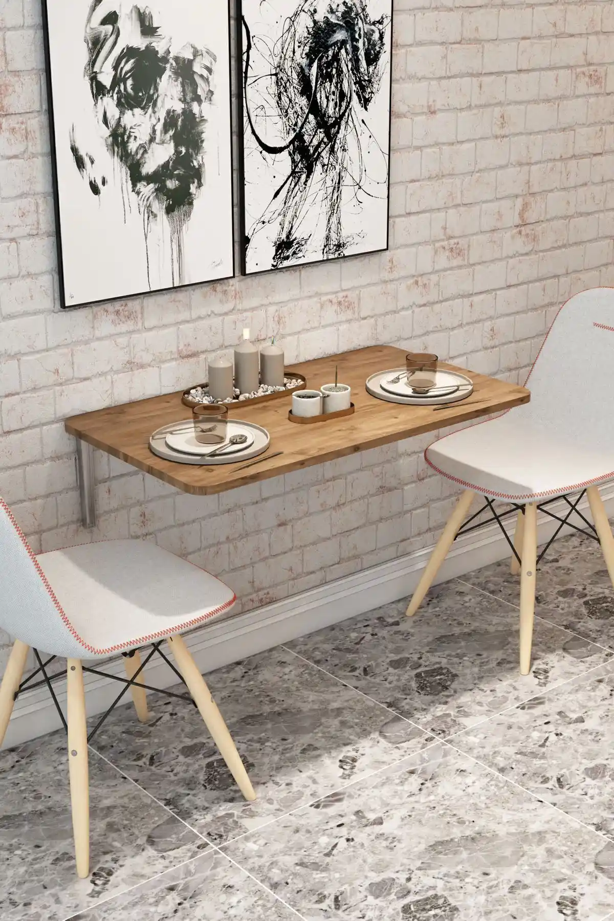 Duvara Monte Açılır Kapanır Masa Mekanizması ile Modern ve Fonksiyonel Dekorasyon Çözümleri