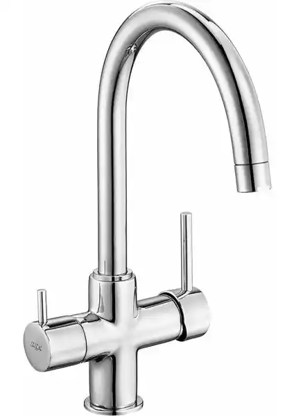 E.C.A Dual Flow Çift Akışlı Mutfak Bataryası Modern Tasarım ve Yüksek Performans