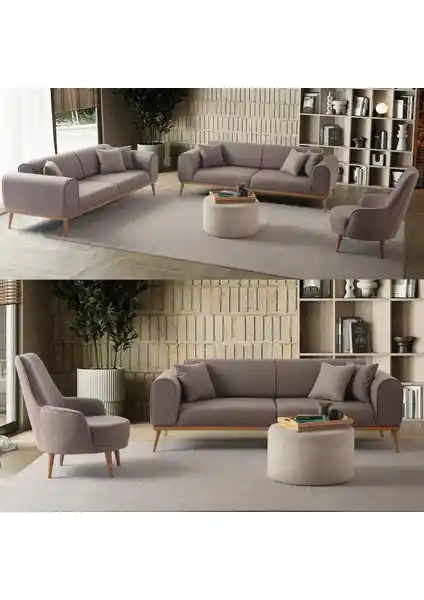 Edsy Home Rebull 3+3+1 Koltuk Takımı: Modern ve Dayanıklı Oturma Grubu