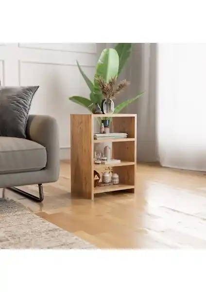 Ege Modüler 4 Raflı Komodin: Modern ve Çok Yönlü Depolama Çözümü