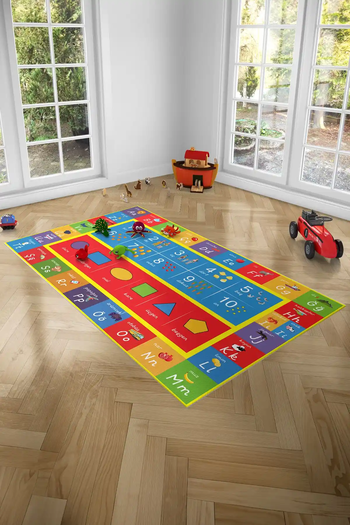 Eğitici Oyun Halısı ile Çocuk Odası Dekorasyonunda Şıklık ve Fonksiyonellik