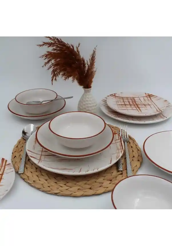 Ekose Yemek Takımı ile Dekorasyonun Şıklığını Yansıtın ve Sofralarınıza Renk Katın