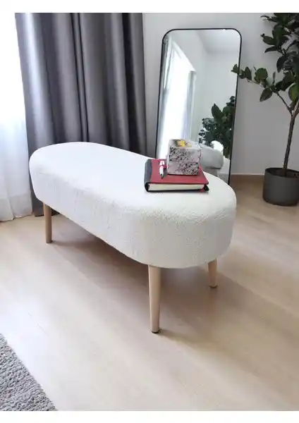 Eksen Teddy Kumaş Puf: Modern ve Çok Yönlü Oturma Çözümünüz İçin Uygun Seçenek